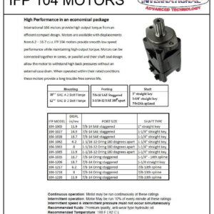 IFP 104 Motors
