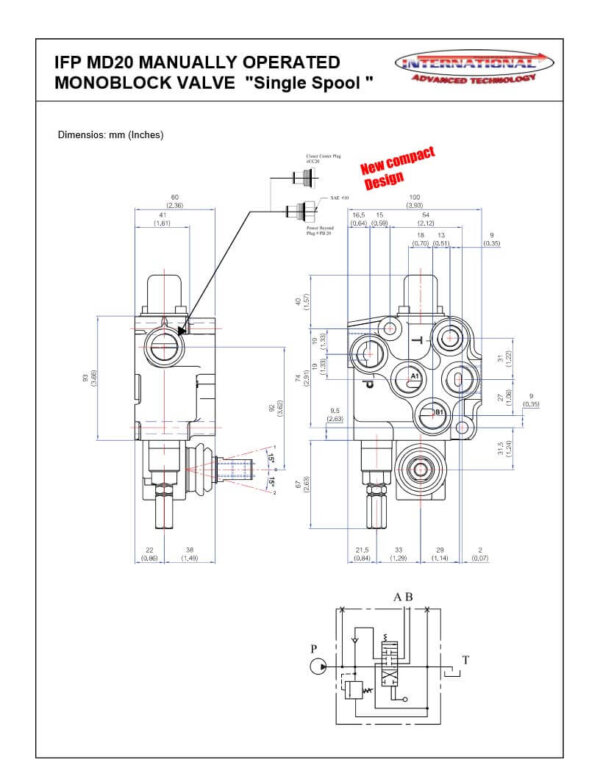 IFP MD20-Design "80" Manually Operated Monoblock Valves - Image 2